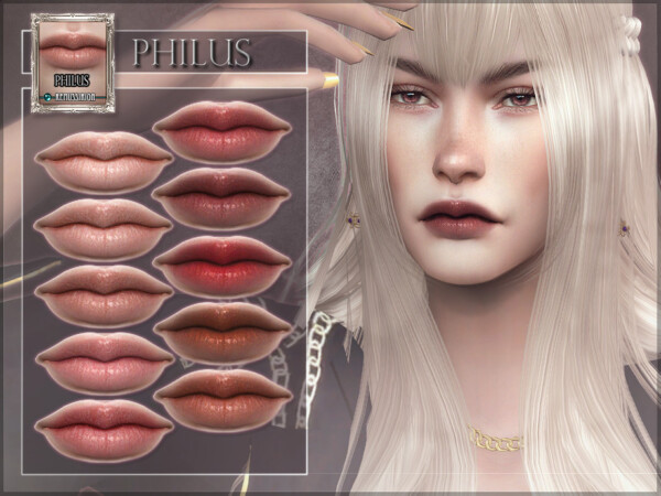 The Sims Resource: Philus Lipstick by RemusSirion