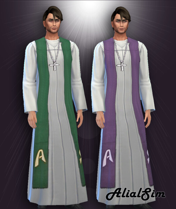 Alial Sim: Priest dress
