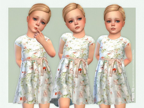 The Sims Resource: Rosaly Dress by lillka