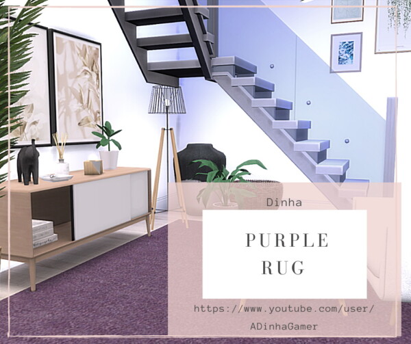 Dinha Gamer: Rug Purple Collection