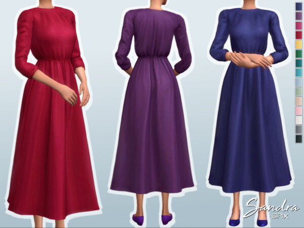 The Sims Resource: Sandra Dress by Sifix