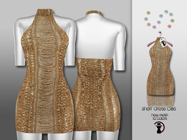 The Sims Resource: Sherr Dress C186 by turksimmer