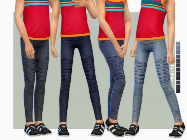 The Sims Resource: Skinny Jeans for Girls 09 by lillka