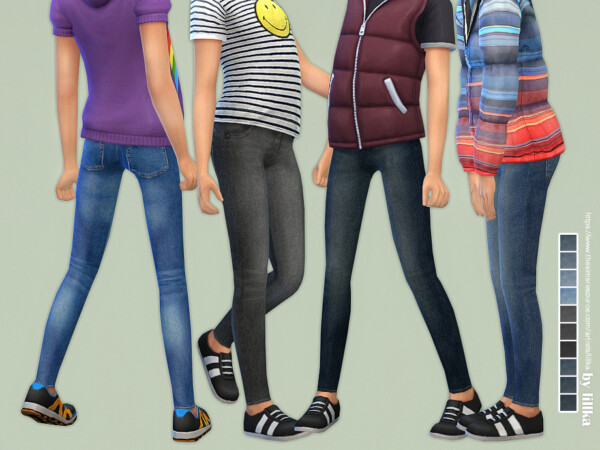 Skinny Jeans for Girls 10 by lillka from TSR