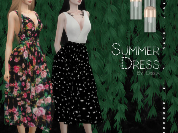 The Sims Resource: Summer Dress by Dissia