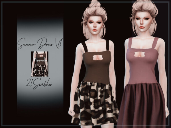 The Sims Resource: Summer Dress V1 by Reevaly