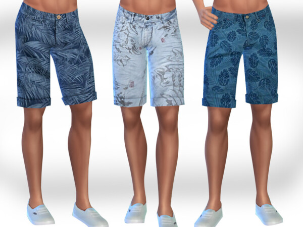 The Sims Resource: Summer Style Casual Mesh Shorts by Saliwa