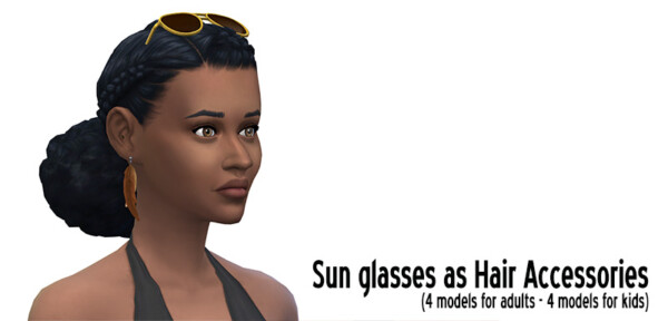 Around The Sims 4: Sun glasses over head