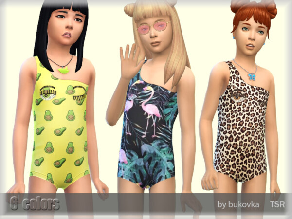 The Sims Resource: Swimsuit Child by bukovka