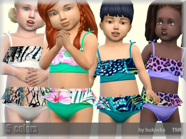 The Sims Resource: Swimsuit Toddler by bukovka