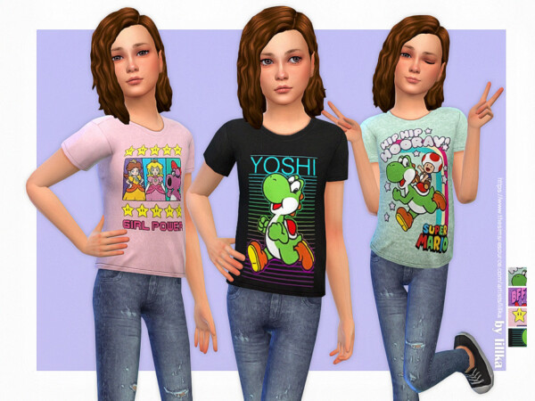 The Sims Resource: T Shirt Collection GP16 by lillka