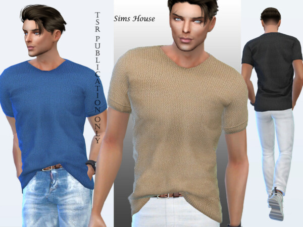 The Sims Resource: T shirt without print by Sims House