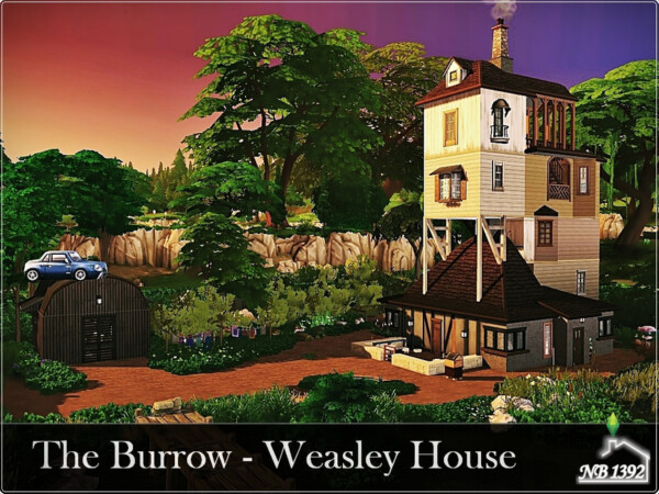 The Sims Resource: The Burrow Weasley House by nobody1392