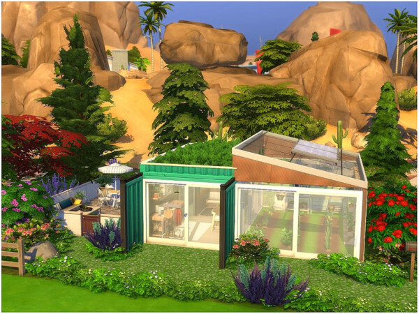 The Sims Resource: Tiny Green Container by lotsbymanal