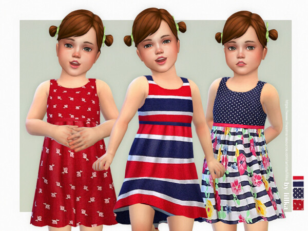 The Sims Resource: Toddler Dresses Collection P149 by lillka