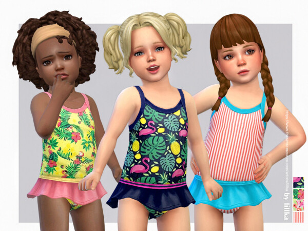 The Sims Resource: Toddler Swimsuit P10 by lillka