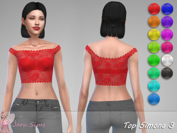 The Sims Resource: Top Simona 3 by Jaru Sims
