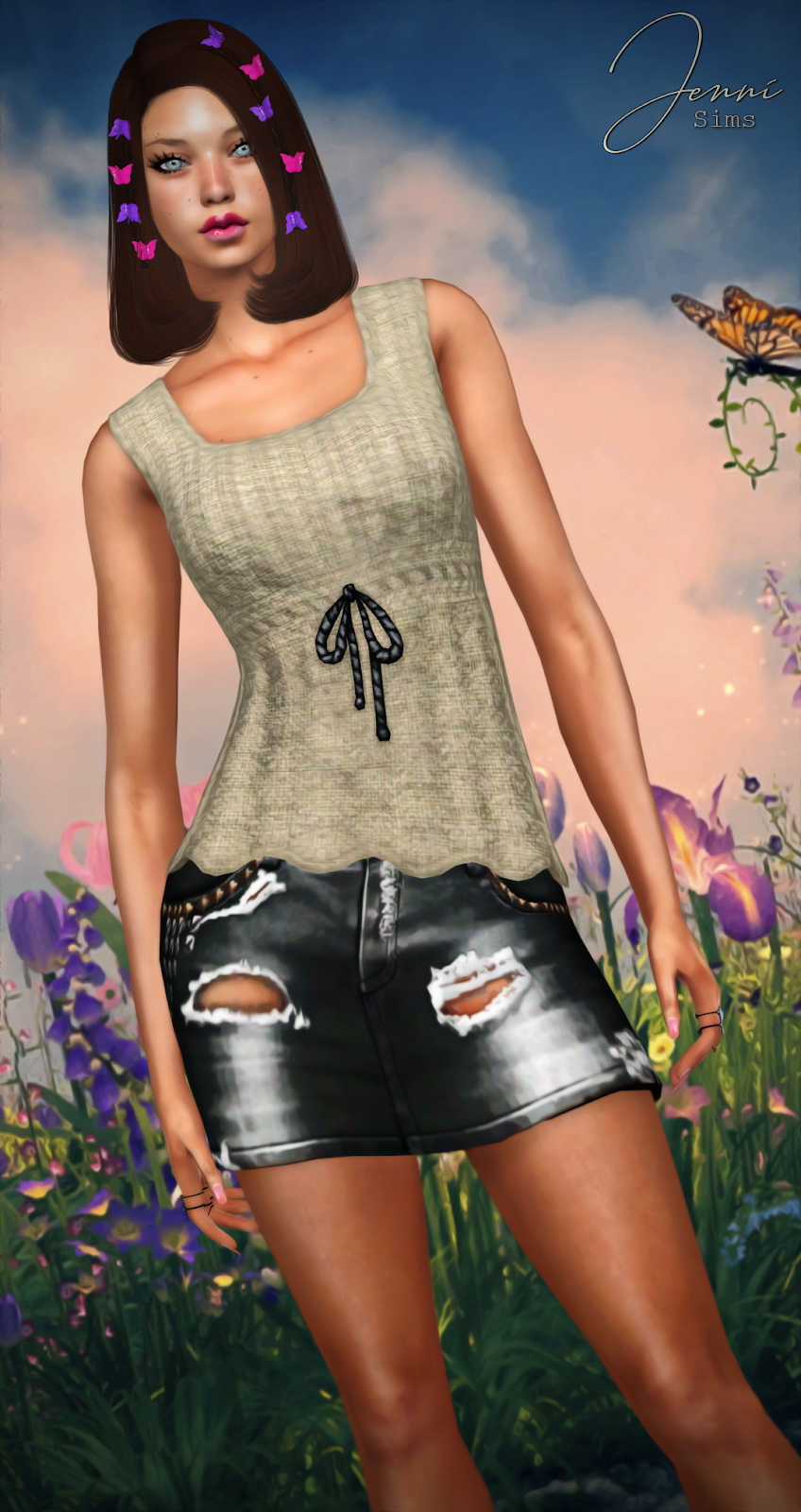 Top crochet from Jenni Sims • Sims 4 Downloads