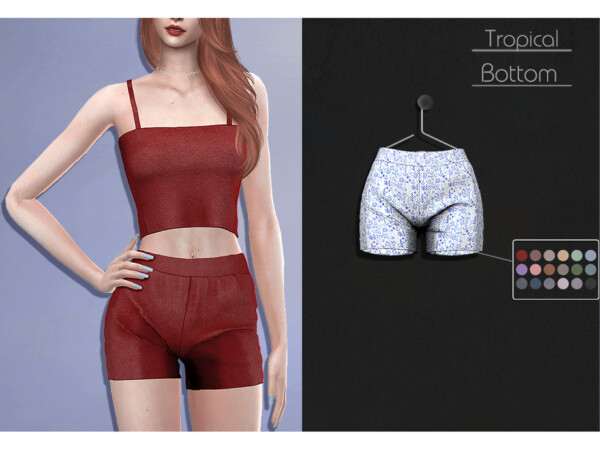 The Sims Resource: Tropical Bottom by Lisaminicatsims