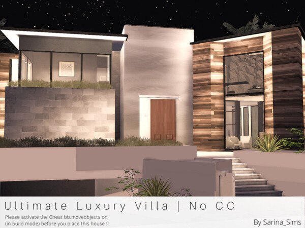 The Sims Resource: Ultimate Luxury Villa No CC by Sarina Sims