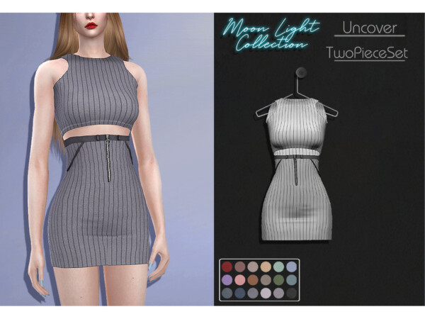 The Sims Resource: Uncover Two Piece Set by Lisaminicatsims