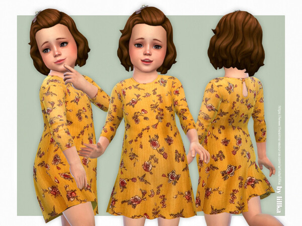 The Sims Resource: Valerie Dress by lillka