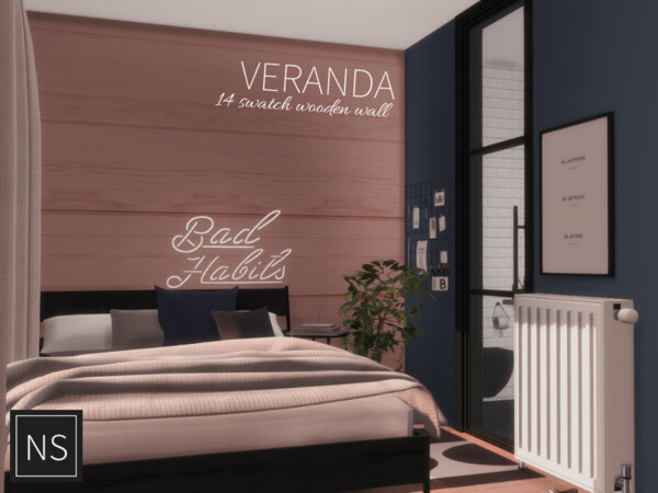 The Sims Resource: Veranda Wooden Walls by networksims