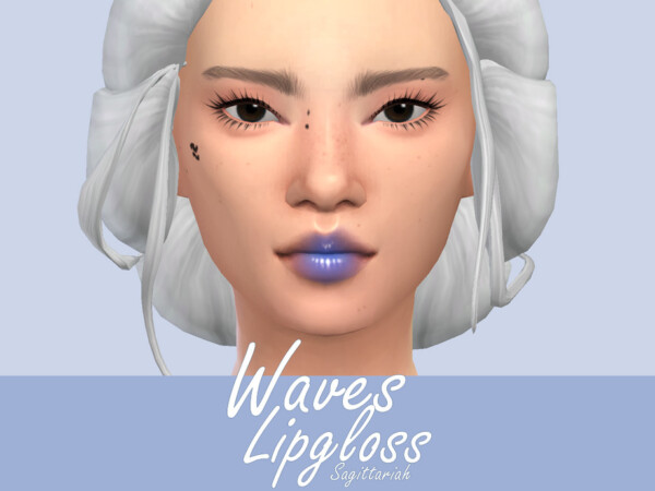 The Sims Resource: Waves Lipgloss by Sagittariah