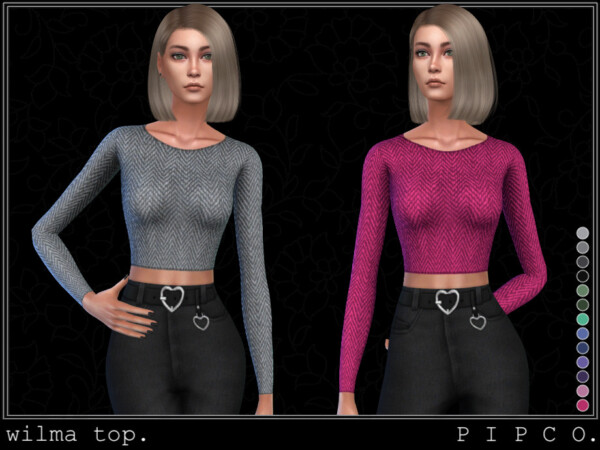 The Sims Resource: Wilma top by Pipco