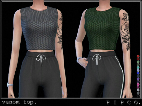 The Sims Resource: Venom top by Pipco