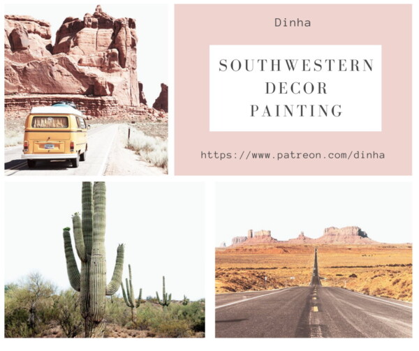 Southwestern Decor Painting from Dinha Gamer