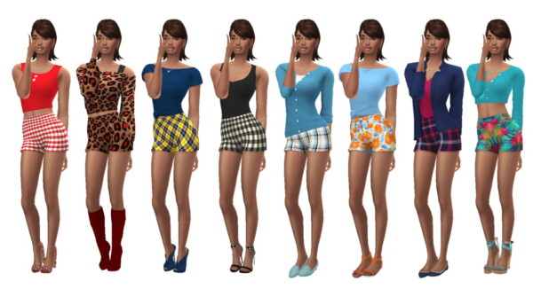 Patterned Pants from Sims 4 Sue