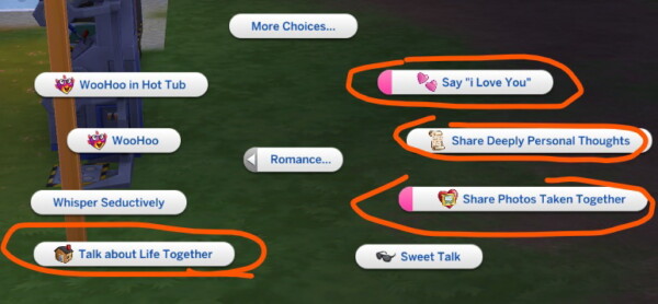 the sims 4 romance mod