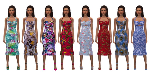 Sentate`s Dress Recolored from Sims 4 Sue