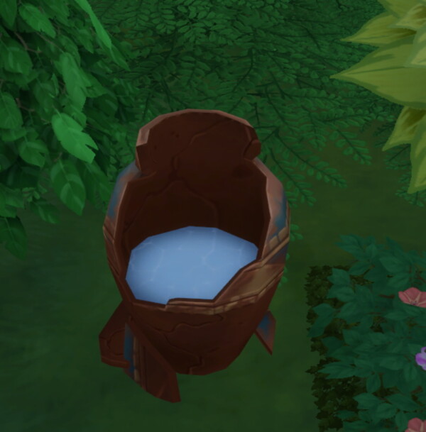 Water Collector Broken Ancient Vase by BlueHorse from Mod The Sims