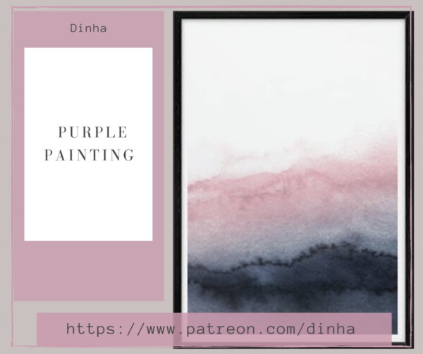Purple Collection Walls and Paintings from Dinha Gamer