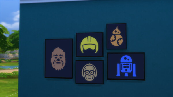 Star Wars Wall Arts by iSandor from Mod The Sims