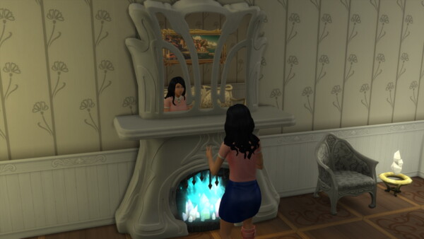 Functional Rom Fireplace Mirror by GuiSchilling19 from Mod The Sims