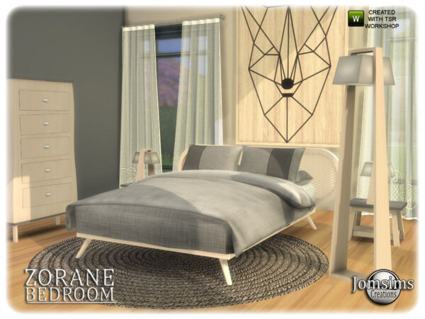 Zorane bedroom by jomsims from TSR
