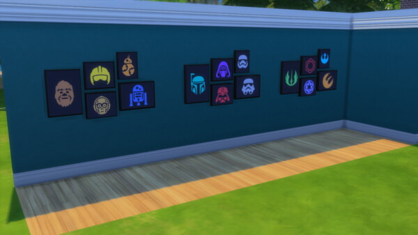 Star Wars Wall Arts by iSandor from Mod The Sims
