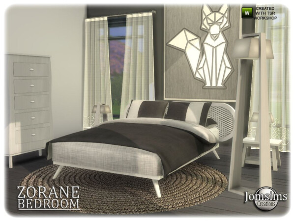 Zorane bedroom by jomsims from TSR