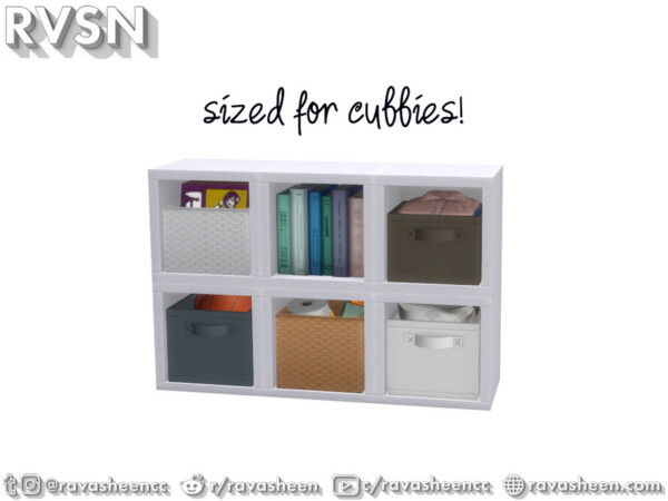 Storage Squared Cubby Inserts by RAVASHEEN from TSR