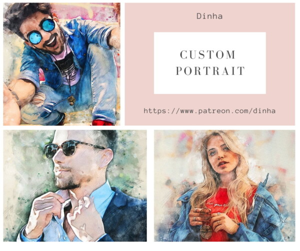 Custom Portrait 6 Paintings from Dinha Gamer