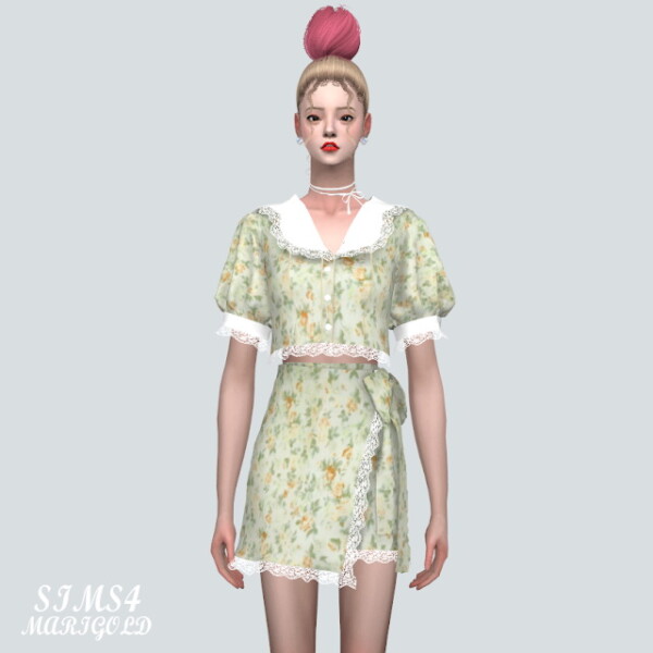 Lace Cute 2 Piece from SIMS4 Marigold