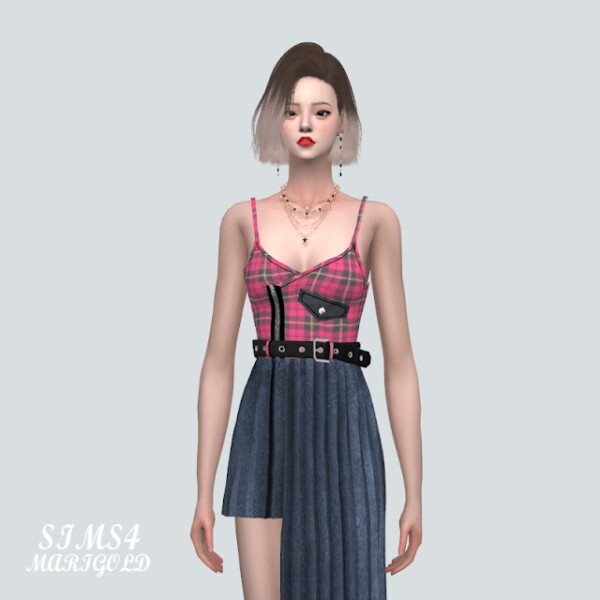 Z Punk Crop Top V1 from SIMS4 Marigold