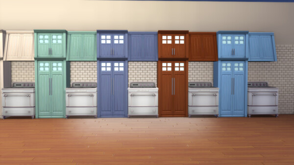 Modern Wooden Cabinet by Novius from Mod The Sims