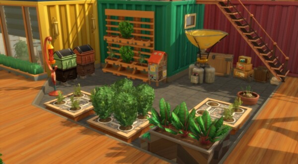 Colocation containers from Sims Artists