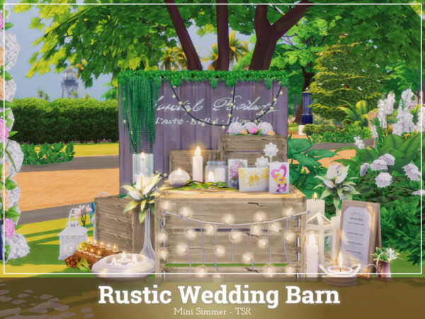 Rustic Wedding barn by Mini Simmer from TSR