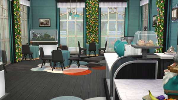 Redesign of the Her n Hedgehog cafe by fatalist from Ihelen Sims