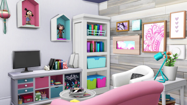 Cute Teen Apartment from Aveline Sims